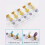 Nail Holder Set Nail Bracket Base False Nail Magnet Fixed Bracket Crystal Tool Beginner Practice Stand 6