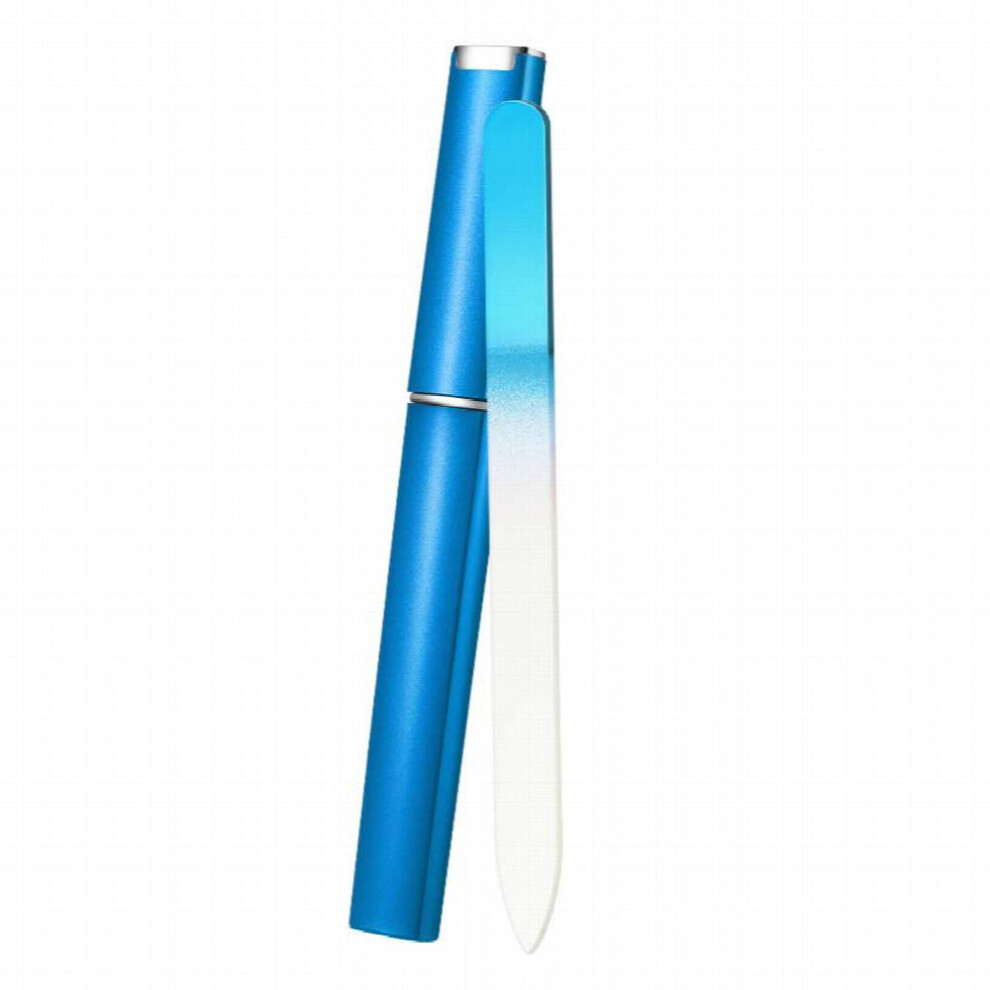Glass Nail Files For Natural Nails And Acrylic Nail Filer Nail Care Tools Of Crystal Files With Storage Box Double Sided Fingernail File For Manicure
