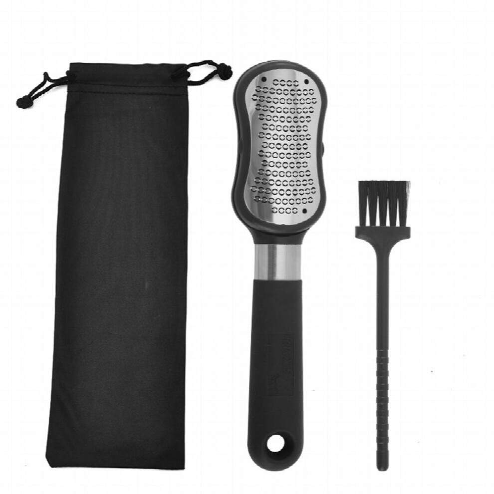 Stainless Steel Foot File Exfoliating Pedicure Device Foot Files Callus Remover Heel Scraper For Cracked Heels