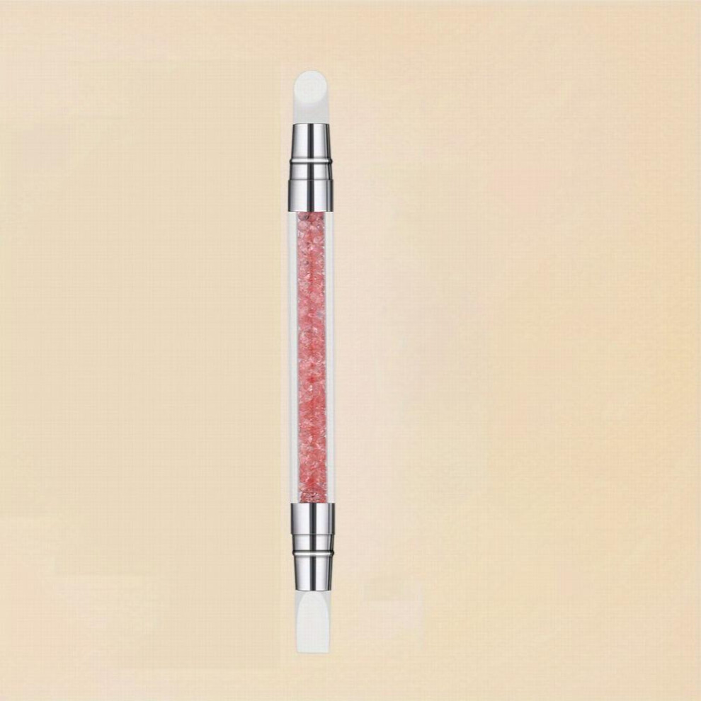 Double headed Silicone Crystal Nail Polish Carving Pen Double Pointed Silicone Nail Polish Sculpting Pen 5 Colors