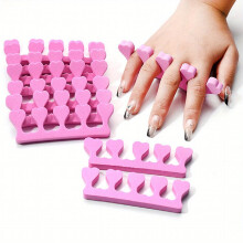 20pcs Soft Sponge Foam Repair Finger Separation Tool Nail Art Tools Foam Sponge Toe Splitter Finger Separator