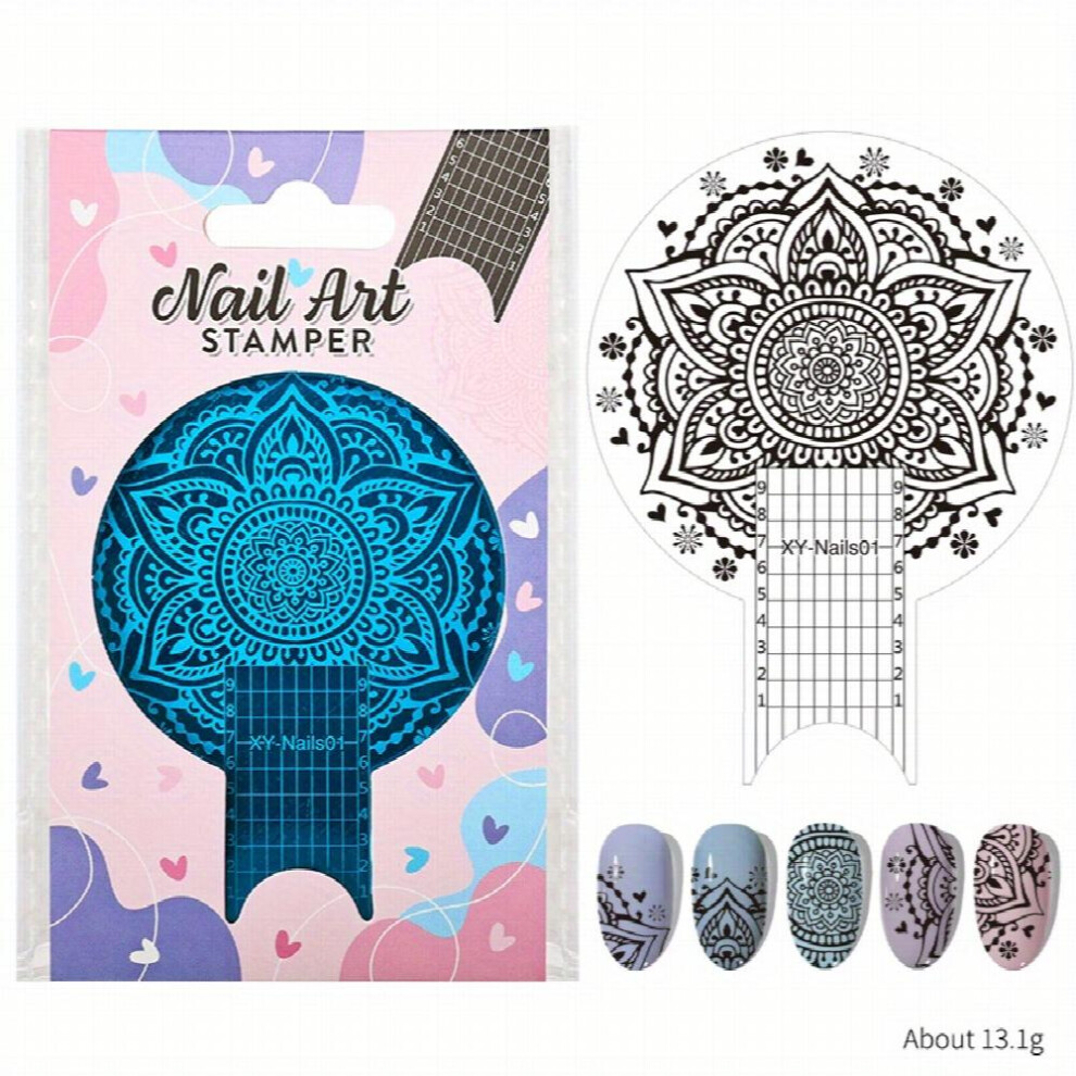 Stainless Steel Nail Stamping Plates Shapes Image Stamp Template Nails Printing Tool Nail Art Decoration Nail Decals Tools