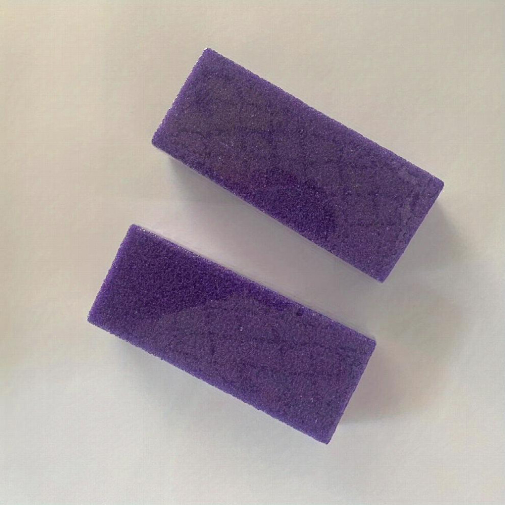 2pcs Foot Pumice Stone For Feet Hard Skin Callus Remover And Scrubber Foot Callus Exfoliator Foot Sponge Stone Pedicure Foot To Remove Foot Callus Dua