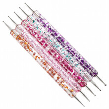 5pcs Colorful Double Headed Nail Art Dotting Pens Set Crystal Manicure Tools for Nail Art and Beauty