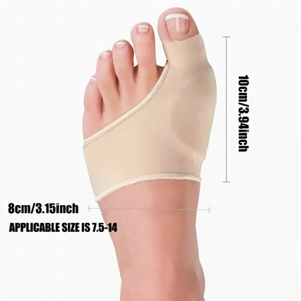 1pc Soft Silicone Toe Separator Relieve Pressure And Correct Bunions Relieve Bunion Pain & Correct Toe Alignment With Elastic Bunion Sleeve Protectors