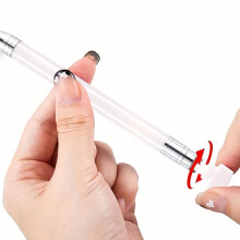Point Drill Pen DIY Rhinestones Painting Pen Rotating Glue Point Drill Painting Pen With Wax Acrylic Art Accessories Tools Twister Pick Up Beads Gems