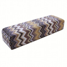 Nail Hands Cushion Pu Material Manicure Arm Rest Pillow And Nail Art Cushion Mat With Colorful Stripe Suitable For Manicurist