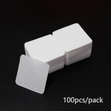 100Pcs Lint Nail Wipes Nail Polish Remover Eyelash Extension Glue Cleaning Wipes Absorbent Soft Removal Tool For Nail Art
