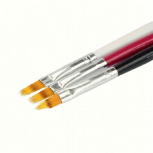 3 Pcs Nail Brush Acrylic Nail Art Gradient Painting Brush Nail Brush Set Manicure Tools