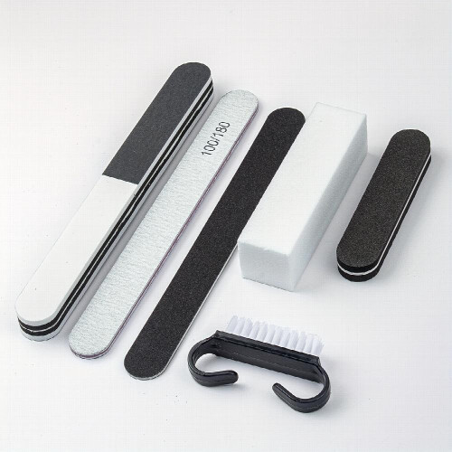 Nail Art Buffer File Block Professional Manicure Tools Kit Nail Files Brush Nail Art Tools Set 1