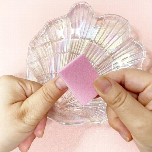 10 Pcs Double sided Mini Nail Buffer Block Colorful Sponge Nail Polish Sanding Buffer Strips Nail File Blocks Manicure Tools 2