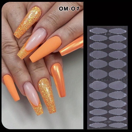 Long Lasting Clear Stiletto Tips for Acrylic Nails Perfect for Almond Shape Extensions