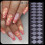 Long Lasting Clear Stiletto Tips for Acrylic Nails Perfect for Almond Shape Extensions 5