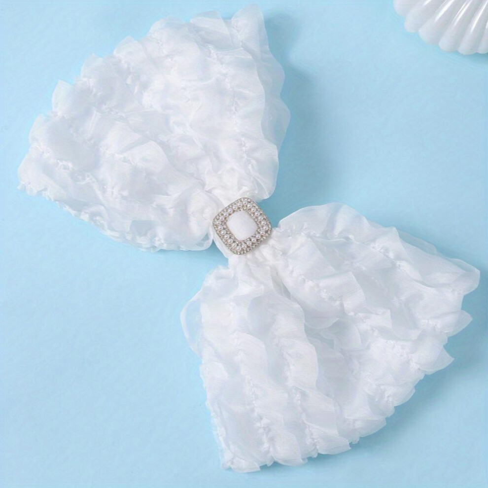 Large Bow Barrette Sweet Fabric Bowknot Hair Clip Hair Clip For Side Hair Bun Hair Accessories For Women Girls-image-OPC-PC2HD7H-NEW