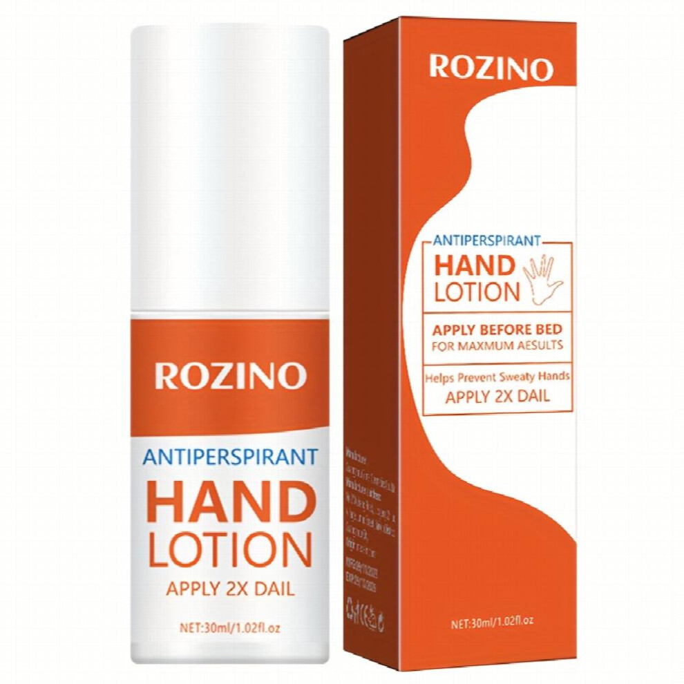 30ml Antiperspirant Hand Cream Lotion Prevent Sweaty Hands Nourish And Hydrate Your Dry Rough Hands Prevent Your Hands From Cracking