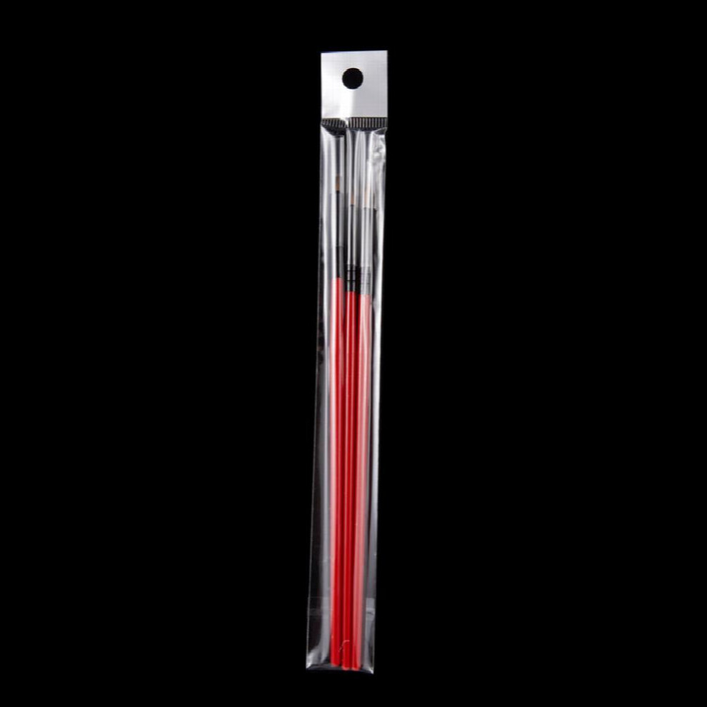 3pcs Set French Stripe Nail Art Liner Brush Set Flower Manicure Painting DIY Drawing Pen Manicure Tool