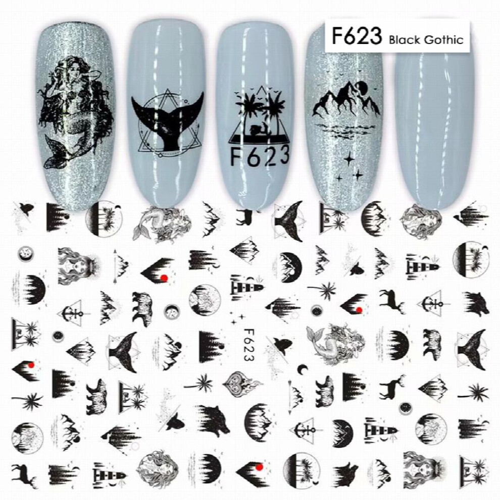 DIY French Tip Nail Art Stickers Self Adhesive Nail Decals for Easy Manicure and Stunning Designs