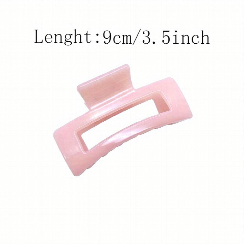 Square Acrylic Large Hair Claw Hollow Shark Claw Ponytail Holder Hair Accessories For Women-image-OPC-PC2HDGH-NEW