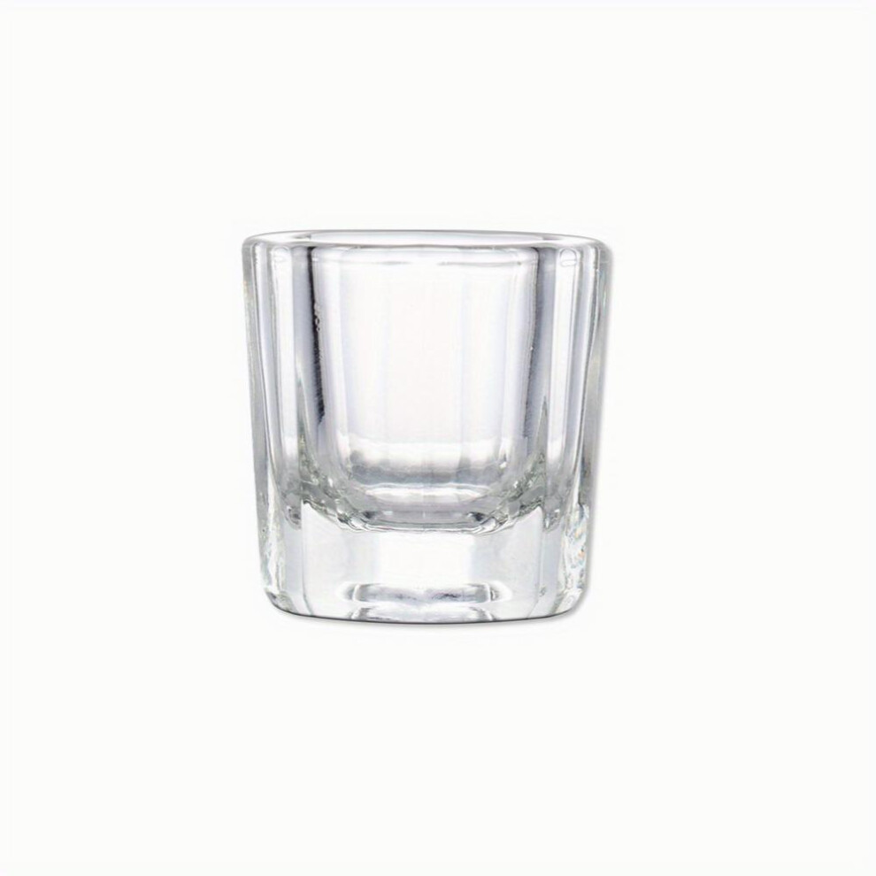 1pcs Nail Crystal Glass Nail Cup Acrylic Liquid Dappen Dish Clear Bowl Nail Powder Holder Container Equipment Tools