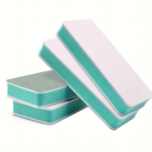 4 Pcs Double Sided Nail Buffer Blocks Sponge Nail Polish Sanding Strips For Manicure Tools 1