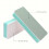 4 Pcs Double Sided Nail Buffer Blocks Sponge Nail Polish Sanding Strips For Manicure Tools 4