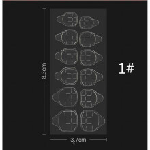 12PCS Nail Glue Stickers Double Side For Press On Nails Stickers Waterproof Breathable False Nail Tips Jelly Adhesive Nail Tabs Glue