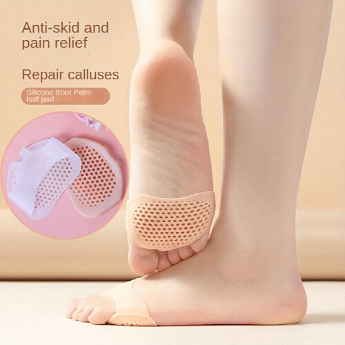 1pair High Heels Forefoot Pad Non slip Pad Silicone Foot Protector 2