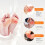 1pair High Heels Forefoot Pad Non slip Pad Silicone Foot Protector 4