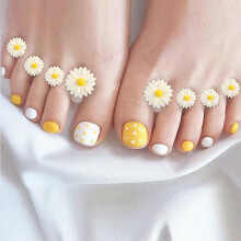 Small Daisy Nail Art Toe Separator Japanese Style Silicone Nail Toe Separator Divider Nail Art Tool Supplies Set