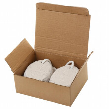 2PCS Natural Pumice Stone For Feet Calluses Natural Foot File Scrubber For Feet And Hands Pedicure Tools To Remove Dead Hard Skin For Spa Massage Heel