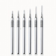 Nail Art Liner Brushes Set 6Pcs Nail Art Brush Striping Thin Long Lines Dotting Drawing Pen Striper Brush Set For Long Lines Fine Drawing Delicate Col
