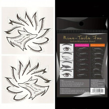 Professional Eyeliner Stencil Eyeshadow Stencil Set Non woven Materials Eyeliner Stencil Kit 4 Style Eyeliner Eyeshadow Stencil Template