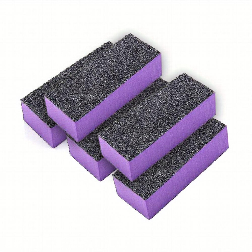 Nail Buffer 4 Sided Blocks Sanding Buffing Grinding Polisher File Shine Nail Art Pedicure Manicure Tool 5 PCS