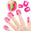 26pcs 10 Sizes U Curve Shape Nail Protector Nail Polish Spill Proof Protector Tools Nail Art Tools 8