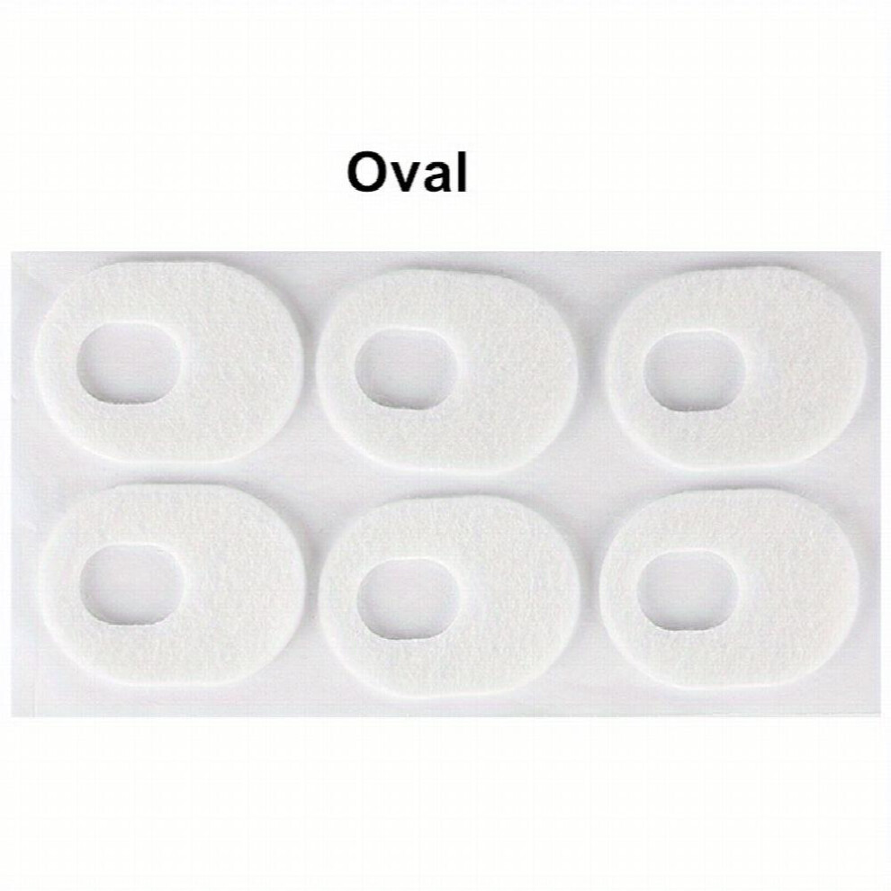 6pcs Anti Wear Corn Removers Self Adhesive Felt Foot Patches for Calluses and Pain Relief