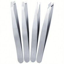 4pcs Tweezers Set Professional Tweezers For Eyebrows Great Precision For Facial Hair Splinter And Ingrown Hair Removal For Men And Women
