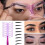 8pcs Eyebrow Stencils Eyebrow Shaping Kit Eyebrow Template 8 Styles Reusable Eyebrow Stencil With Handle 3