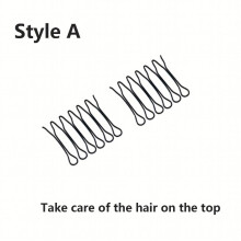 Wavy Comb Clips and Bobby Pins for Women and Girls Hair Finishing Fixer and Styling Tool for Mini Bangs and Hairstyle Accessories