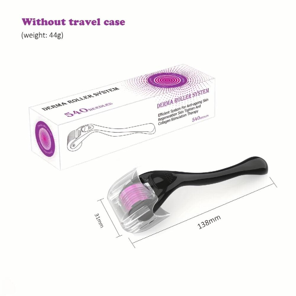 Derma Roller 540 Titanium Microneedle Roller For Facial Skin Care Cosmetic Microdermabrasion Micro Needle Face Roller