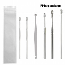 6pcs Ear Cleaner Wax Removal Tool Earpick Sticks for Easy and Effective Earwax Removal Health Care Earpick Spoon for Cleaning and Maintenance