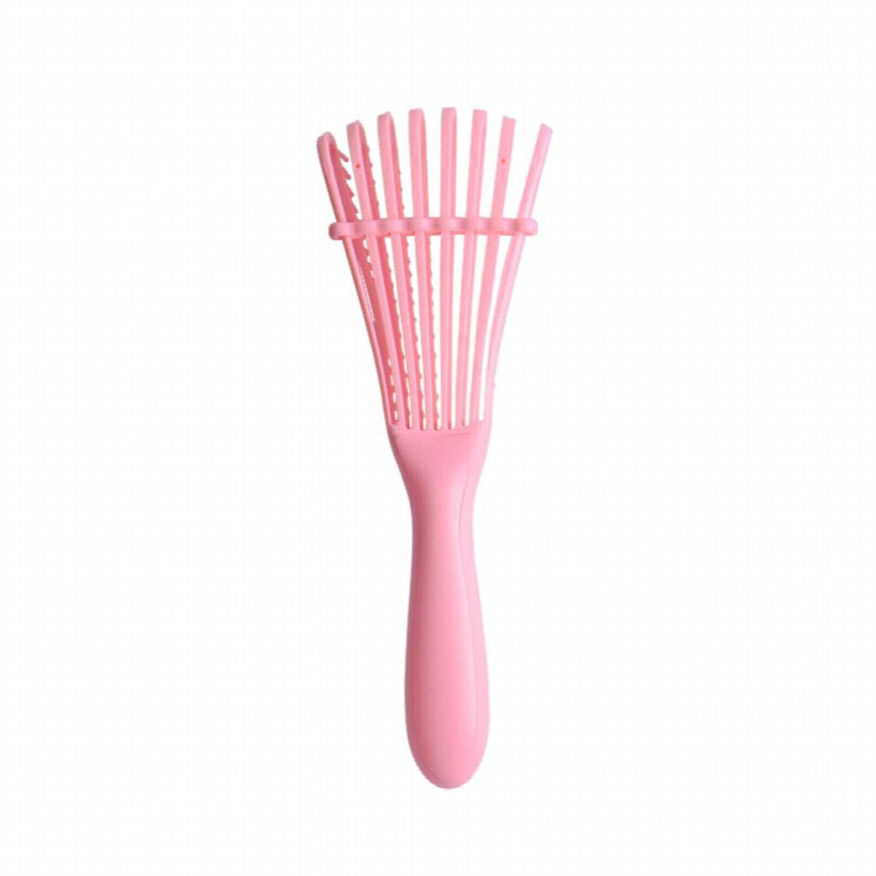 Detangling Brush For Curly Hair Portable Hair Detangler For Makeup Use Knots Detangler Easy To Clean Eight Claws
