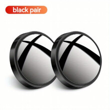 2pcs Car Rearview Mirror High definition Round Mirror 360 degree Adjustable Blind Spot Mirror Wide angle Mirror Increase Childs Safety In The Car