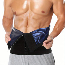 Mens Sweating Body Shaping Sauna Belt Slimming Training Body Shaping Clothes Weight Loss Burning Fat Sweating Sports Fitness Belt