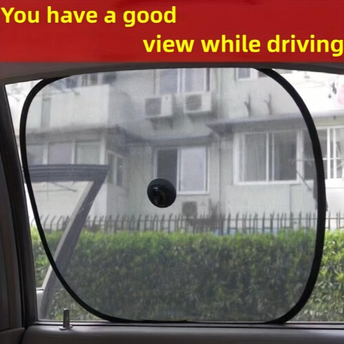 2pcs Car Sunshade Curtain Keep Your Interior & Protected From The Sun 2