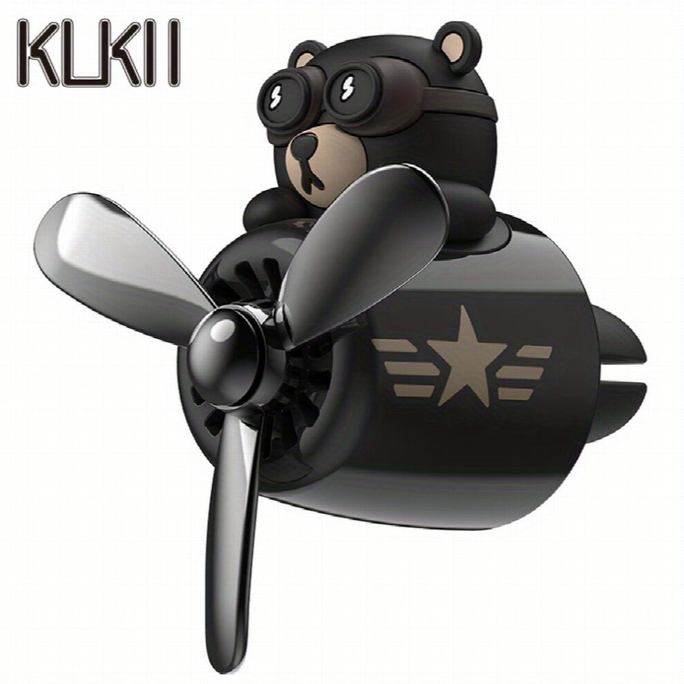 1Pc Bear Pilot Car Air Freshener Airplane Vent Perfume Diffuser Vehicle Accsesories Interiors Decoration Car Aromatherapy Pendant Outlet Fragrance 885677458183