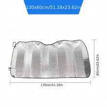 Car Sunshade Sunscreen Heat Insulation Sun Visor Curtain Front Windshield Shade Cloth Summer Sun Blocking Sun Curtain