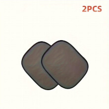 2pcs Car Side Window Sunshade Stickers Car Window Heat Insulation Sunshade Car Interior Sunshade Net Suitable For Most Cars