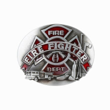 1pc Personality Casual Western Cowboy Mens FIRE FIGHTER Belt Buckle
