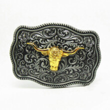 Bull Head Belt Buckle For Men Western Cowboy Punk Hip Hop Belt Buckle Belt Accessories