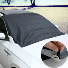 Car Sunshade Snow Blocking Car Windshield Cover 6 Magnets Half Cover Oxford Cloth Sunscreen Cloth